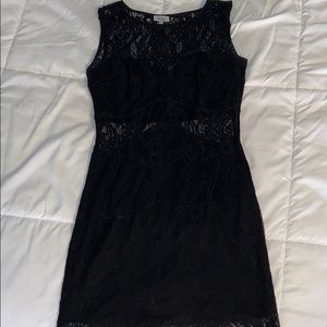 Black Tobi Bodycon Crochet Dress